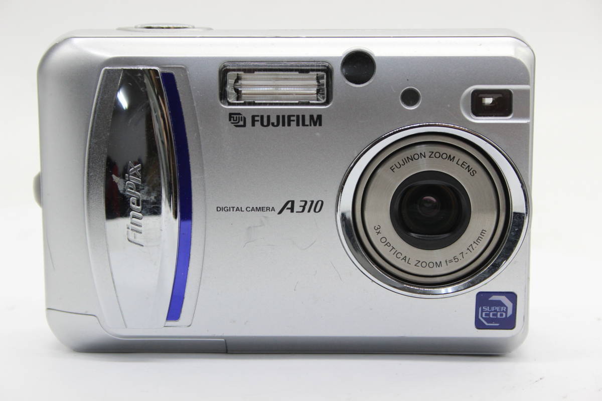 【返品保証】 【便利な単三電池で使用可】フジフィルム Fujifilm Finepix A310 3x コンパクトデジタルカメラ s6798_画像2