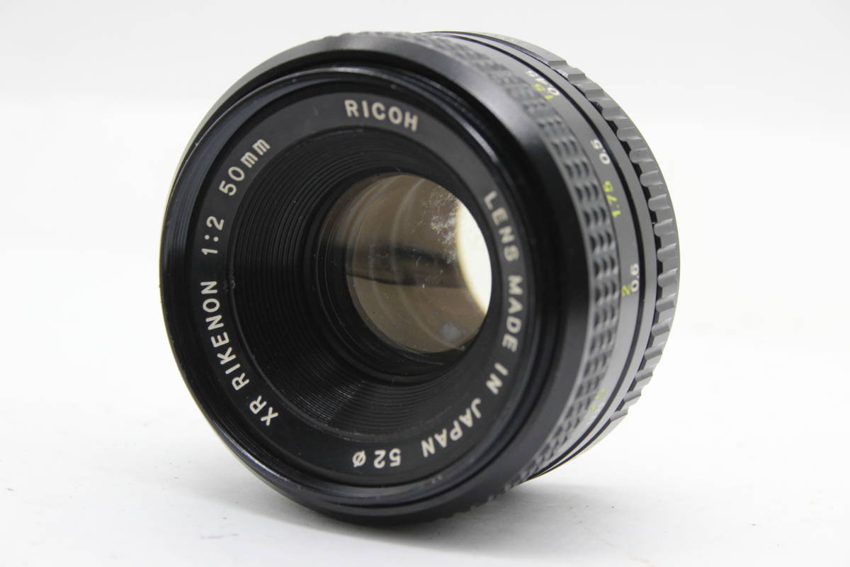 【訳あり品】 【和製ズミクロン】リコー Ricoh XR RIKENON 50mm F2 レンズ s6856