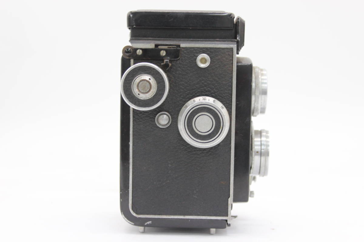 【訳あり品】 Elmoflex Olympus Zuiko F.C. 7.5cm F3.5 二眼カメラ s6888の画像3