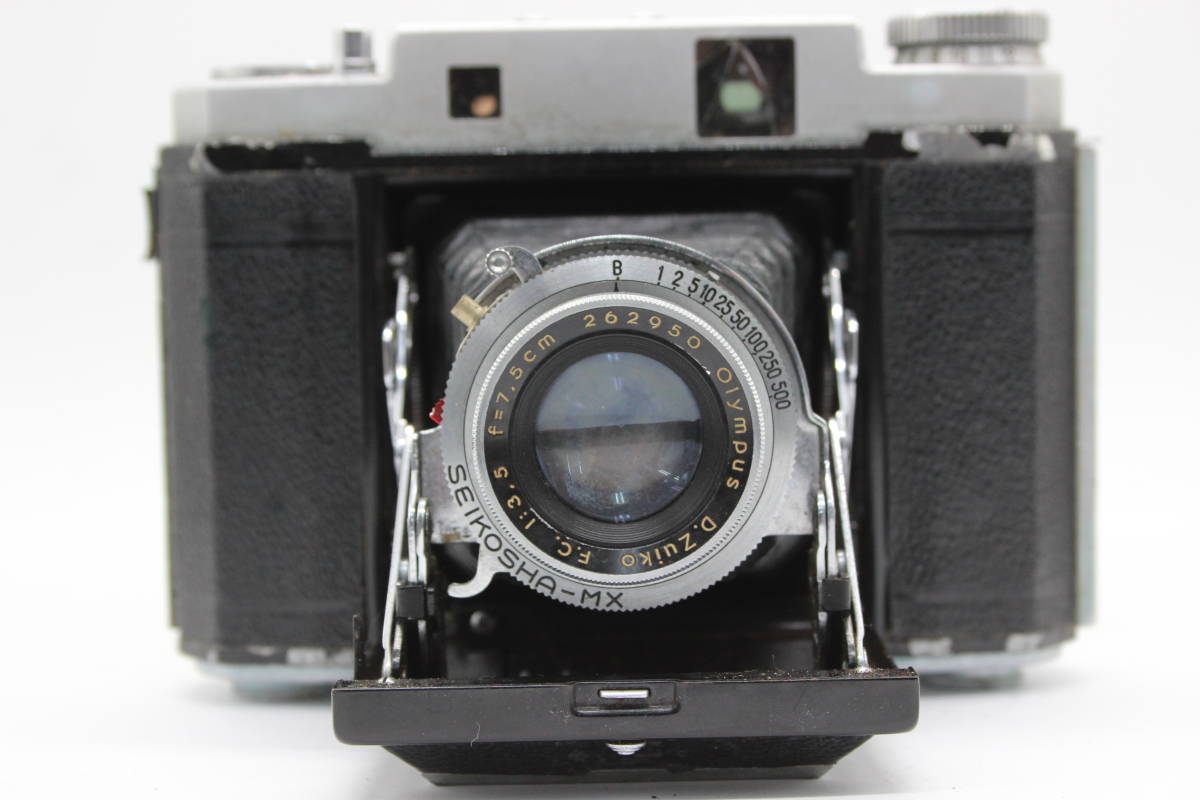 【訳あり品】 マミヤ Mamiya-6 Olympus D.Zuiko F.C. 7.5cm F3.5 蛇腹カメラ s6904_画像2