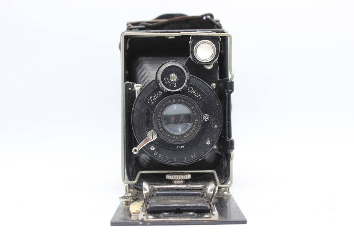 【訳あり品】 ツァイスイコン Zeiss Ikon Volta Novar 10.5cm F6.3 蛇腹カメラ s6960_画像2