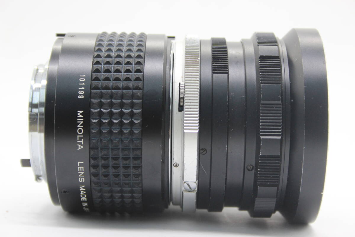 【返品保証】 ミノルタ Minolta MC W.ROKKOR-SG 28mm F3.5 MD 2x コンバーター付き レンズ s7159_画像5