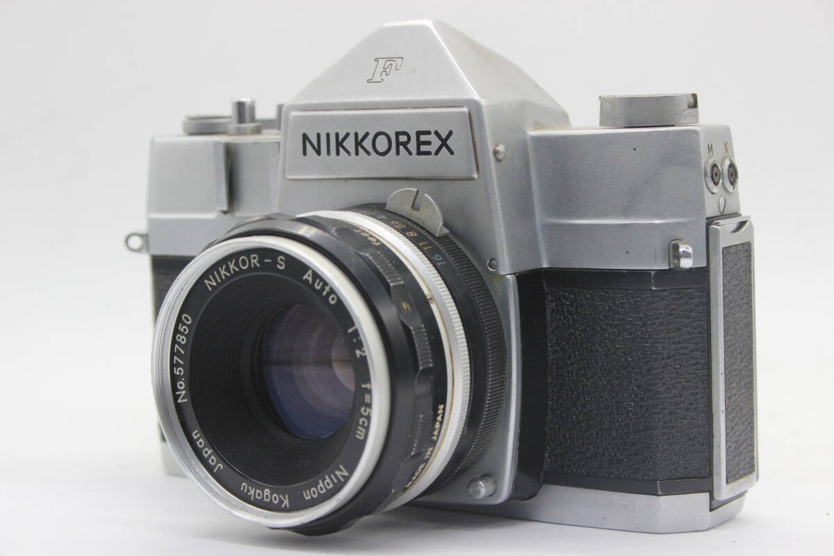 【返品保証】 ニコン Nikon Nikkorex F Nikkor-s Auto 5cm F2 ボディレンズセット s7210