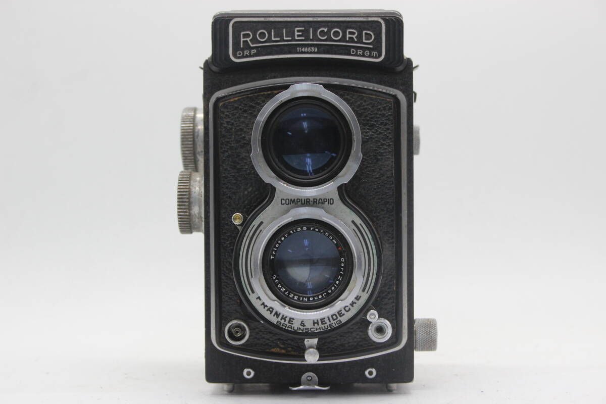 【訳あり品】 ローライ Rolleicord Carl Zeiss Jena Tessar 7.5cm F3.5 二眼カメラ s7235の画像2