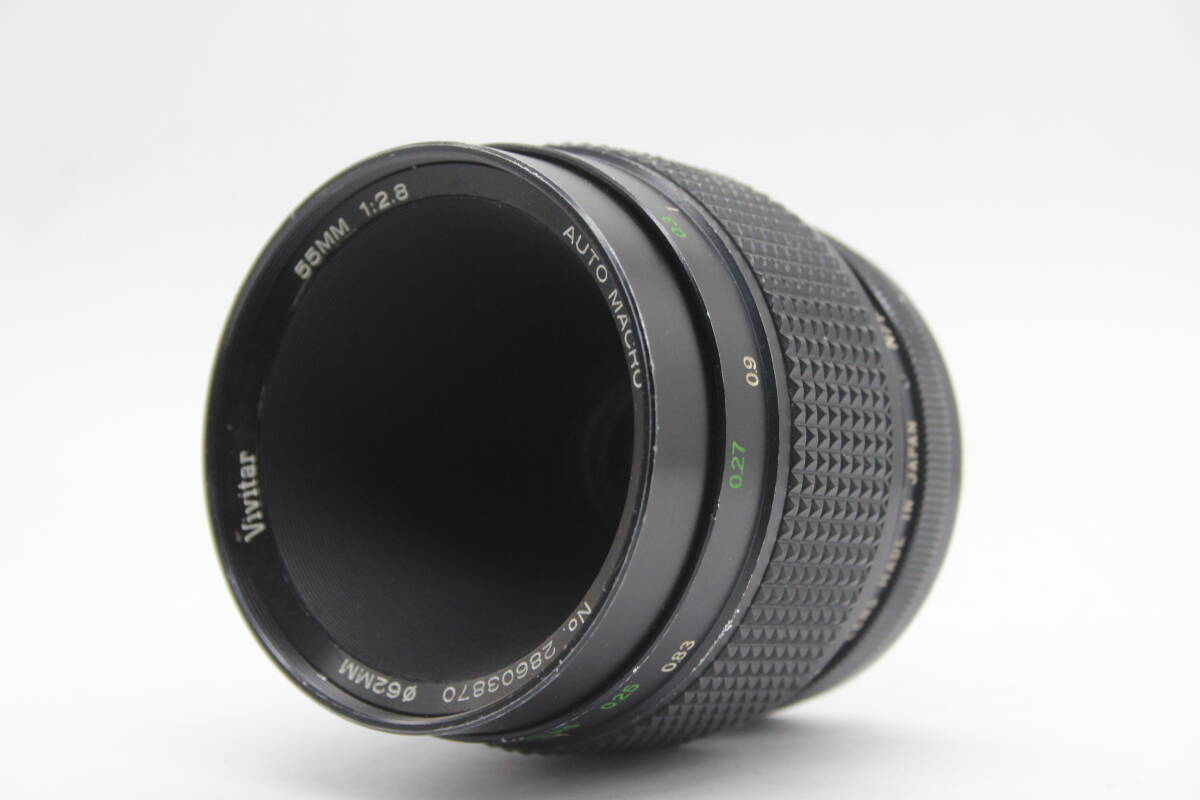 【返品保証】 Vivitar 55mm F2.8 Auto Macro ニコン Fマウント レンズ s7264