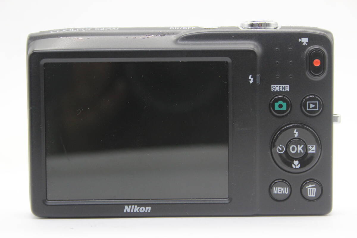 【返品保証】 ニコン Nikon Coolpix S2700 6x Wide バッテリー付き コンパクトデジタルカメラ s7452_画像4