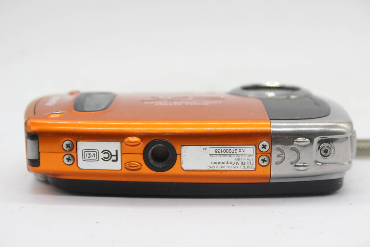 【返品保証】フジフィルム Fujifilm Finepix XP50 オレンジ 5x Wide バッテリー チャージャー 元箱付き コンパクトデジタルカメラ s7481_画像7