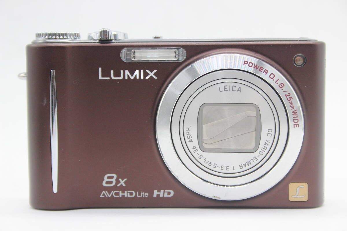 【返品保証】 パナソニック Panasonic LUMIX DMC-ZX3 ブラウン 8x バッテリー付き コンパクトデジタルカメラ s7493_画像2