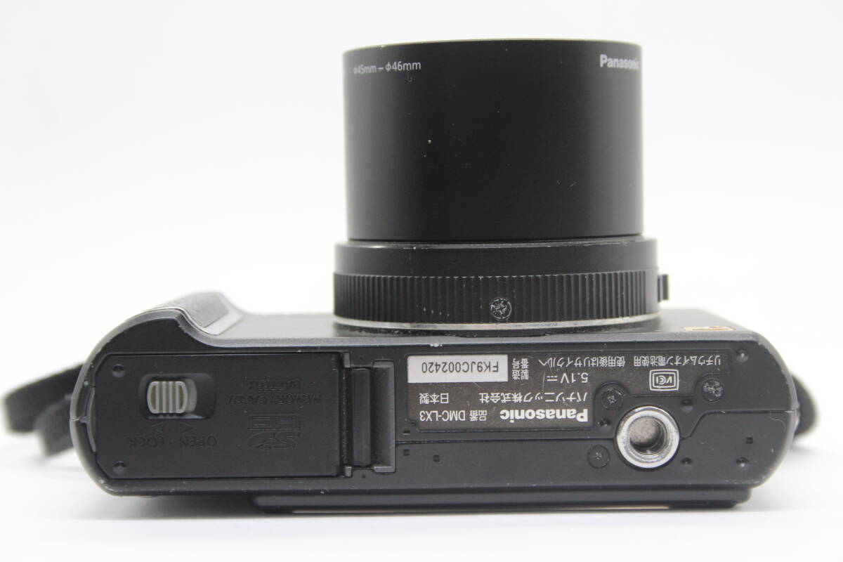 【返品保証】 パナソニック Panasonic LUMIX DMC-LX3 ブラック バッテリー付き コンパクトデジタルカメラ s7500_画像7