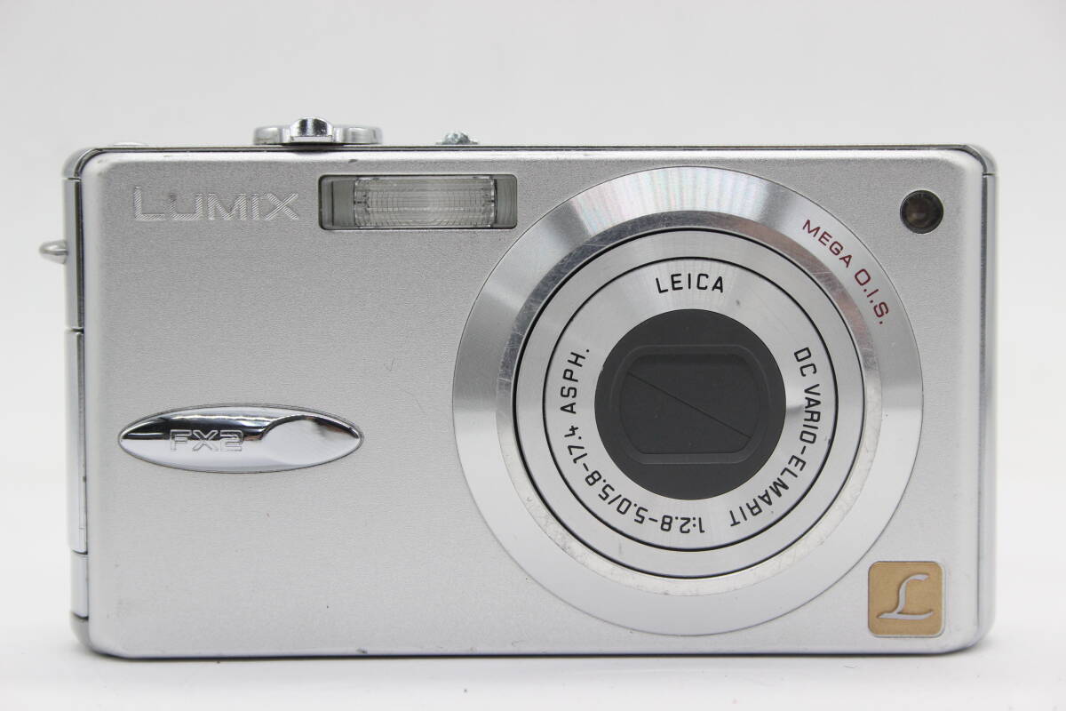 【返品保証】 パナソニック Panasonic LUMIX DMC-FX2 バッテリー付き コンパクトデジタルカメラ s7506_画像2