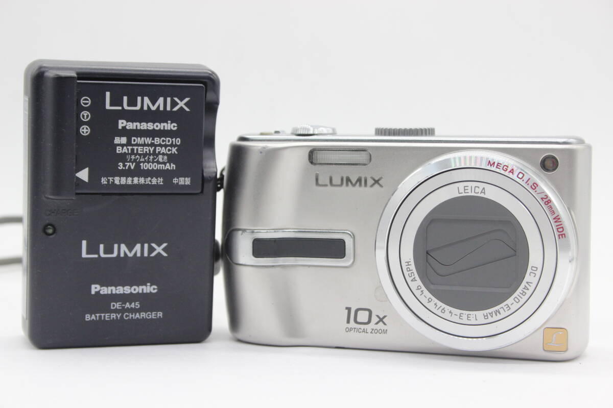 【返品保証】 パナソニック Panasonic LUMIX DMC-TZ3 10x バッテリー付き コンパクトデジタルカメラ s7523