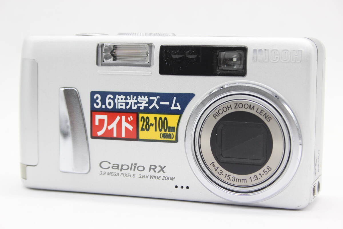 【返品保証】 【便利な単三電池で使用可】リコー Ricoh Caplio RX 3.6x Wide コンパクトデジタルカメラ s7548