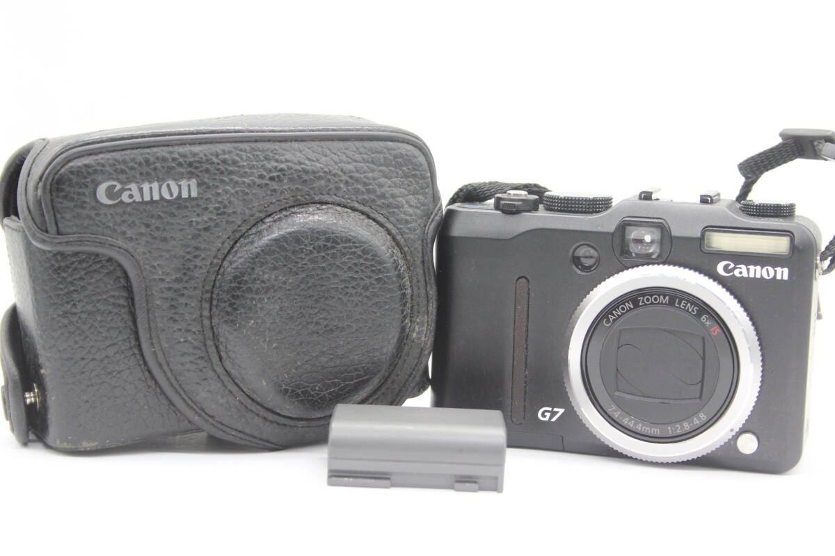 【返品保証】 キャノン Canon PowerShot G7 6x IS バッテリー ケース付き コンパクトデジタルカメラ s7554_画像1