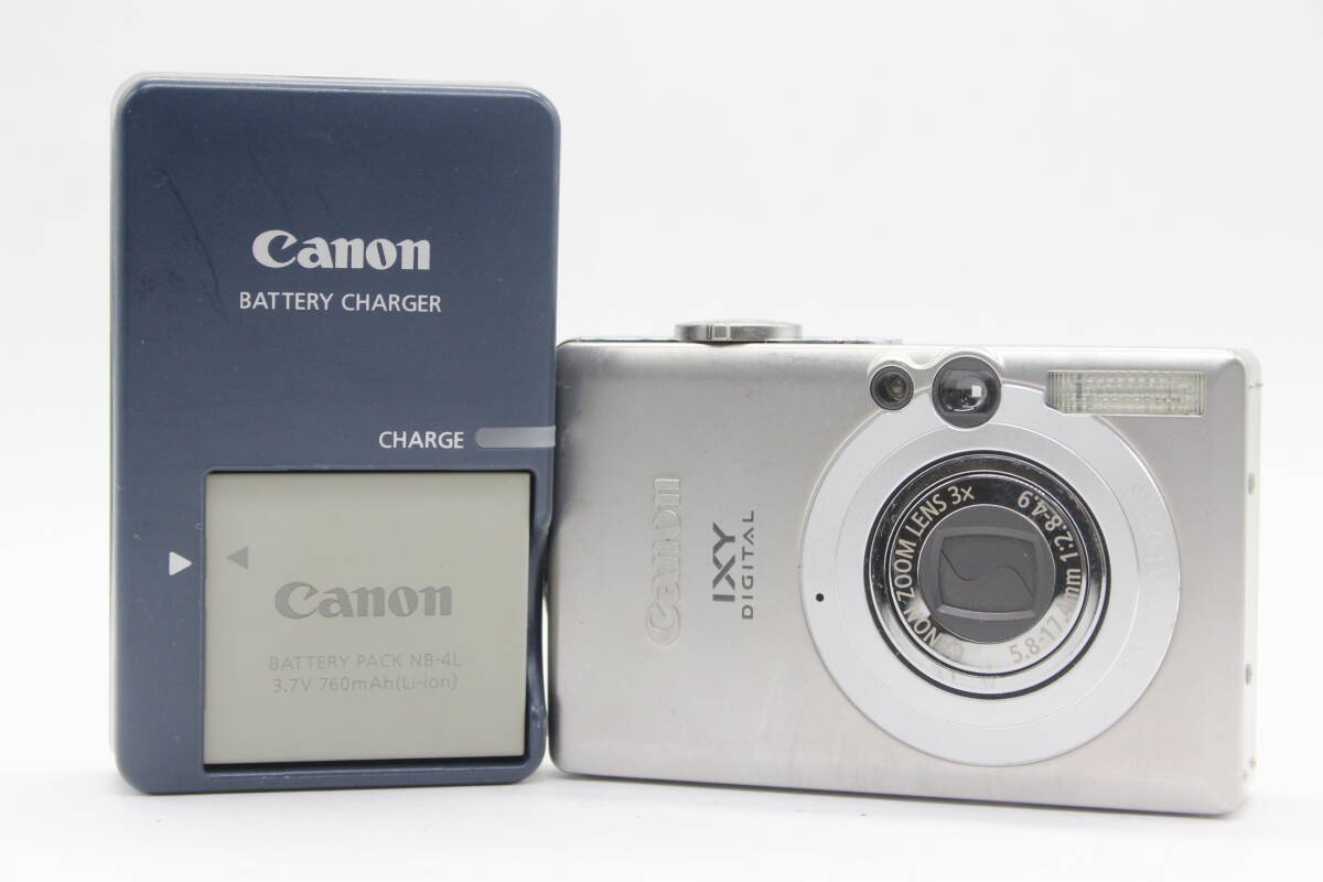 【返品保証】 キャノン Canon IXY Digital 70 3x バッテリー チャージャー付き コンパクトデジタルカメラ s7566