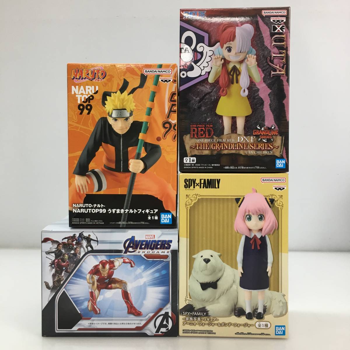 No.4148 ★1円～【フィギュア】プライズフィギュア まとめ(ワンピース/ドラゴンボール/SPY×FAMILY/アイアンマン/他) 中古品_画像3