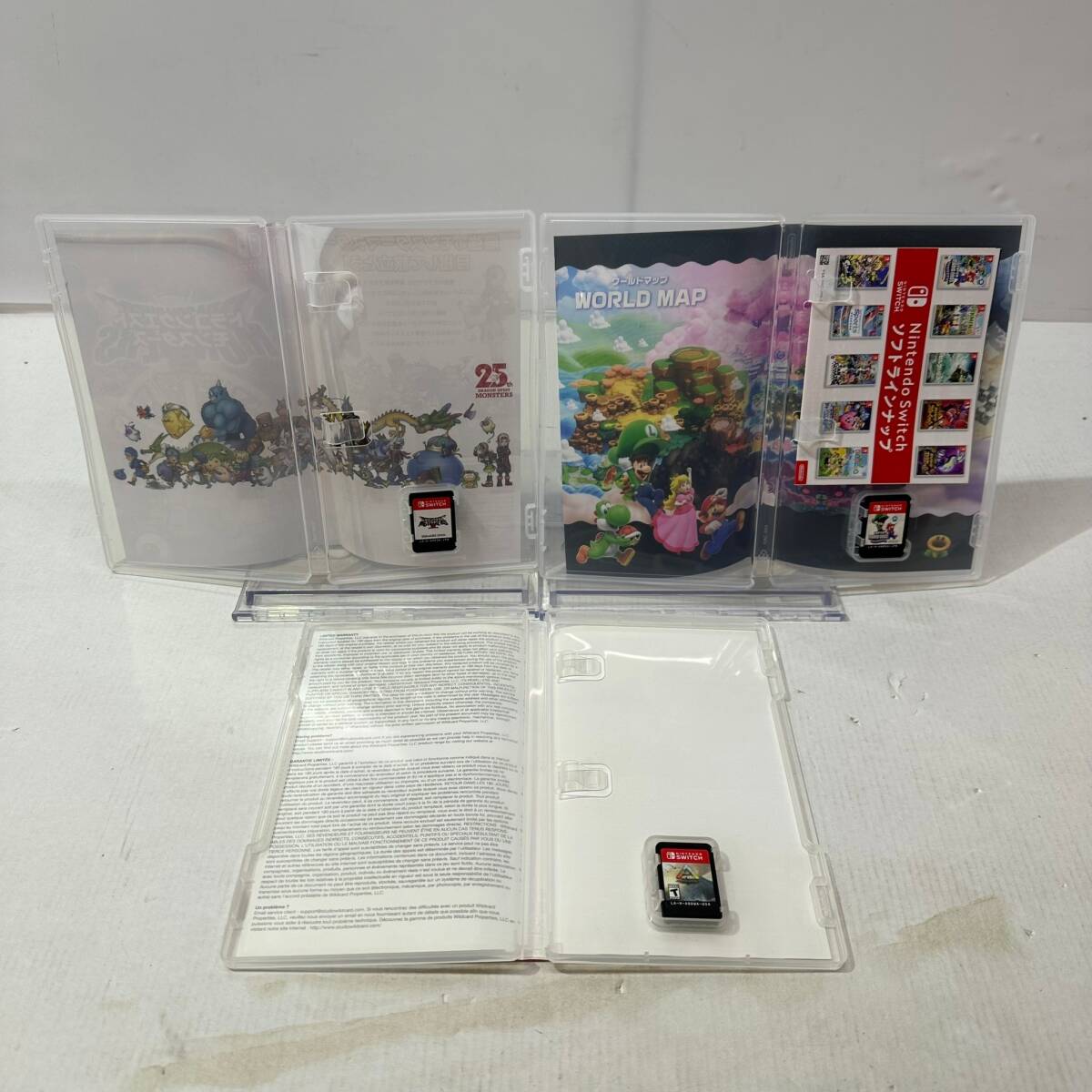 T3432 ★1円～【Nintendo Switch】スイッチソフト 3本セット（ARK海外版/マリオ ワンダー/ドラクエ） 中古品 ◎レターパック発送可◎_画像3