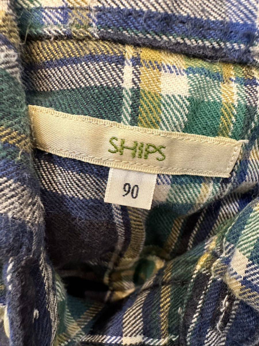 【SHIPS】チェックシャツ（90cmトップス）【シップス】_画像2