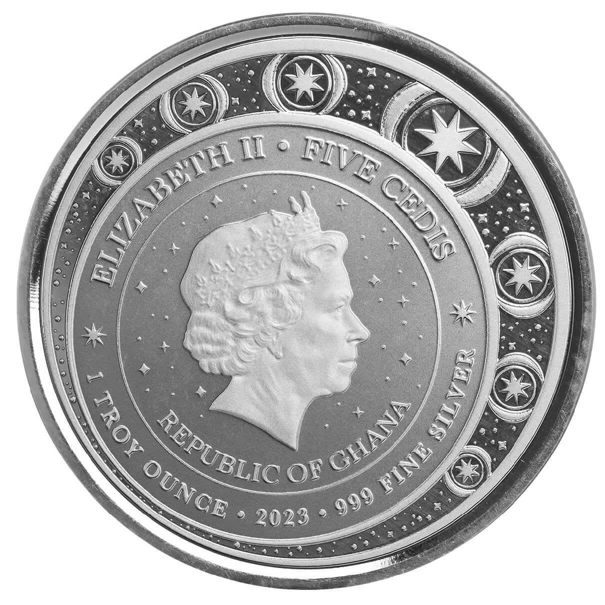 [保証書・カプセル付き] 2023年 (新品) ガーナ「ユニコーン」純銀 1オンス 銀貨の画像2