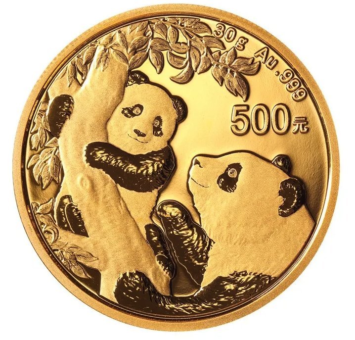 [保証書・カプセル付き] 2021年 (新品) 中国「パンダ」純金 30グラム 金貨_画像1