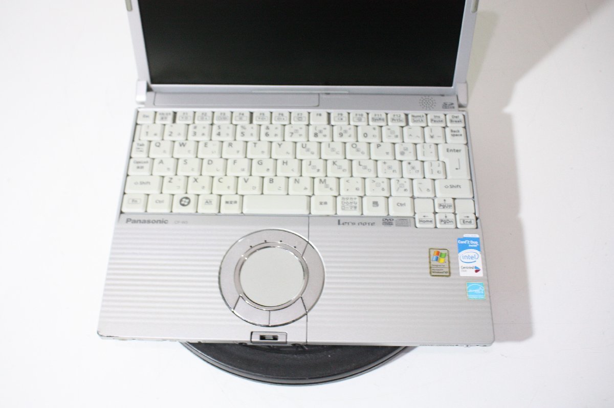 F5101【現状品】 Panasonic Let'note CF-W5AW1AXS core2 U7500 1.06GHz/512MB/80GB パーツ取用などに_画像3