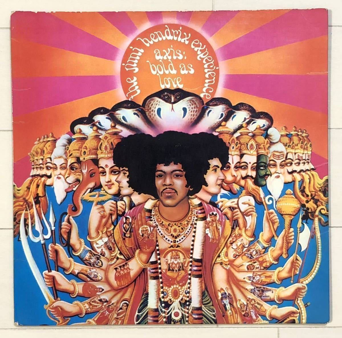 英原盤 Jimi Hendrix Axis: Bold As Love 稀少Stereo 初回Track Flatラベル613003 ジミヘンドリックスUKオリジナル_画像1