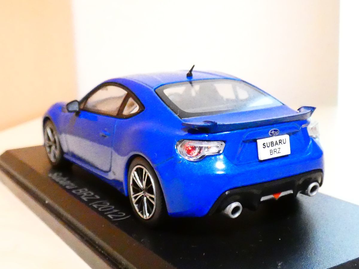 国産名車コレクション 1/43 スバル BRZ 2012 青 アシェット 旧車 クラシックカー ミニカー R_画像2