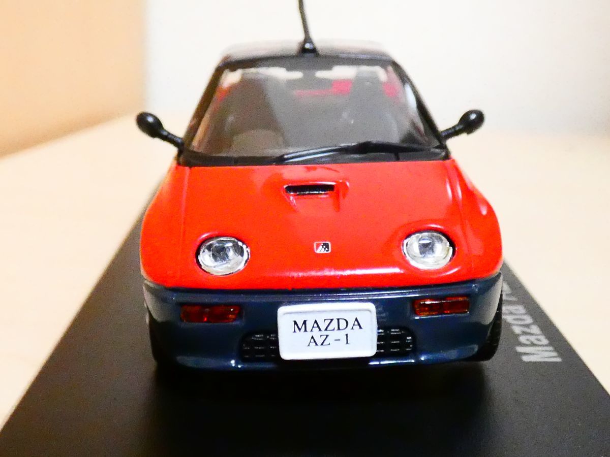 国産名車コレクション 1/43 マツダ AZ-1 1992 赤 アシェット 旧車 クラシックカー ミニカー R_画像3