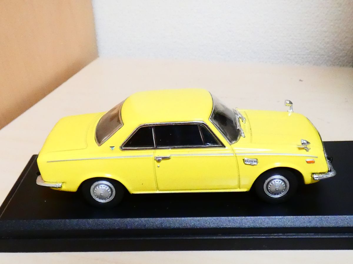 国産名車コレクション 1/43 トヨタ 1600GT 1967 黄色 ② アシェット 旧車 クラシックカー ミニカー Rの画像5