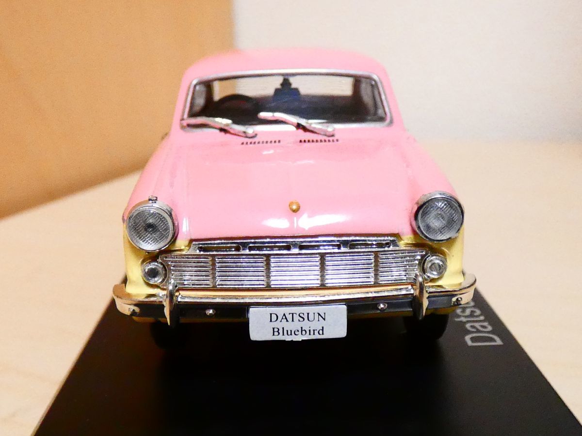 国産名車コレクション 1/43 日産 ダットサン ブルーバード 1961 ピンク アシェット 旧車 クラシックカー ミニカー R_画像3