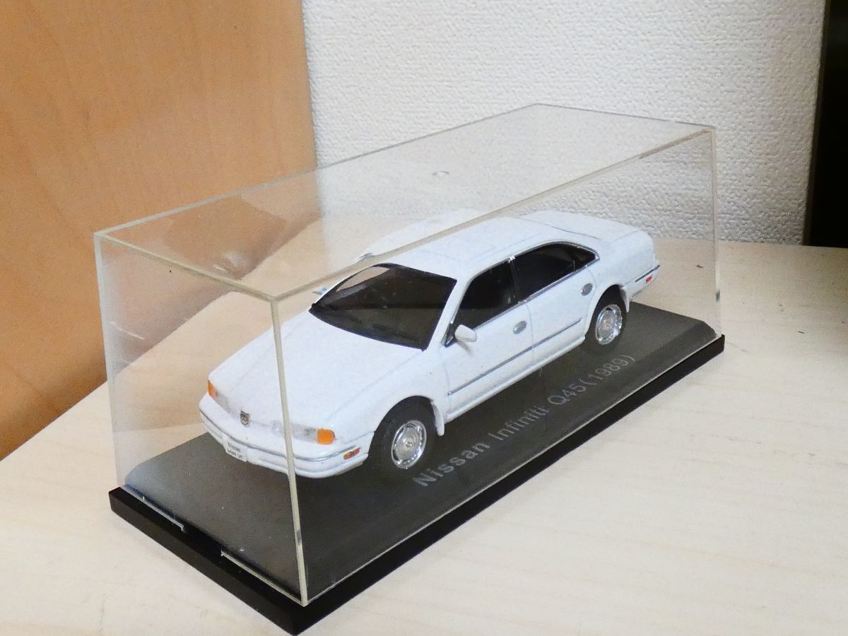 国産名車コレクション 1/43 日産 インフィニティ Q45 1989 白 アシェット 旧車 クラシックカー ミニカー R_画像7