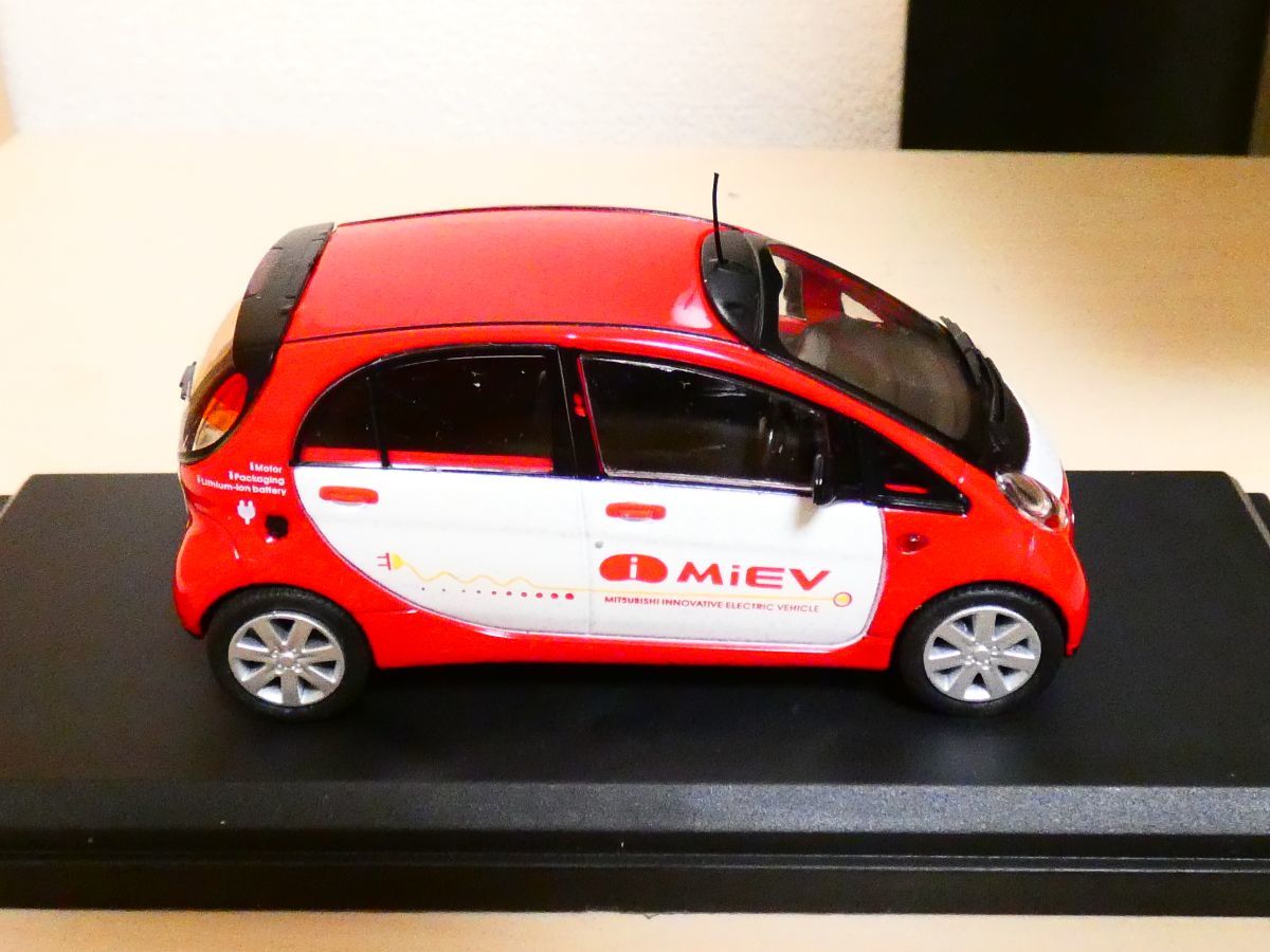 国産名車コレクション 1/43 三菱 i-MiEV アシェット 旧車 クラシックカー ミニカー O アイミーブ_画像6