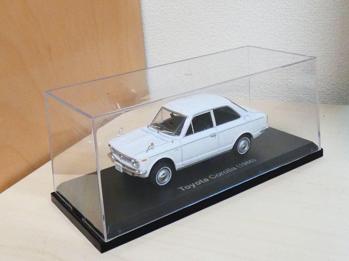 国産 名車コレクション 1/43 トヨタ カローラ 1966 白 ② アシェット 旧車 クラシックカー ミニカー S1 toyota corolla_画像7