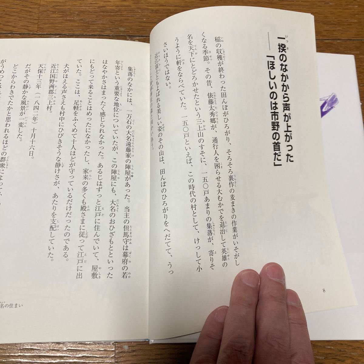 燃え上がれ、一揆の炎　天保の近江騒動をひきいた人びと （新・ものがたり日本歴史の事件簿　１） 小西聖一／著　高田勲／画