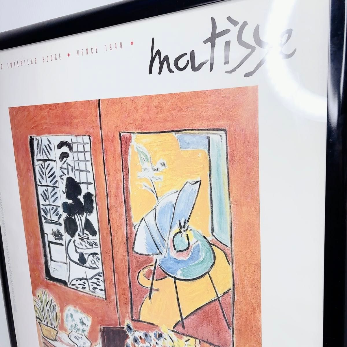アンリ　マティス　大きな赤い室内　Henri Matisse  ポスター