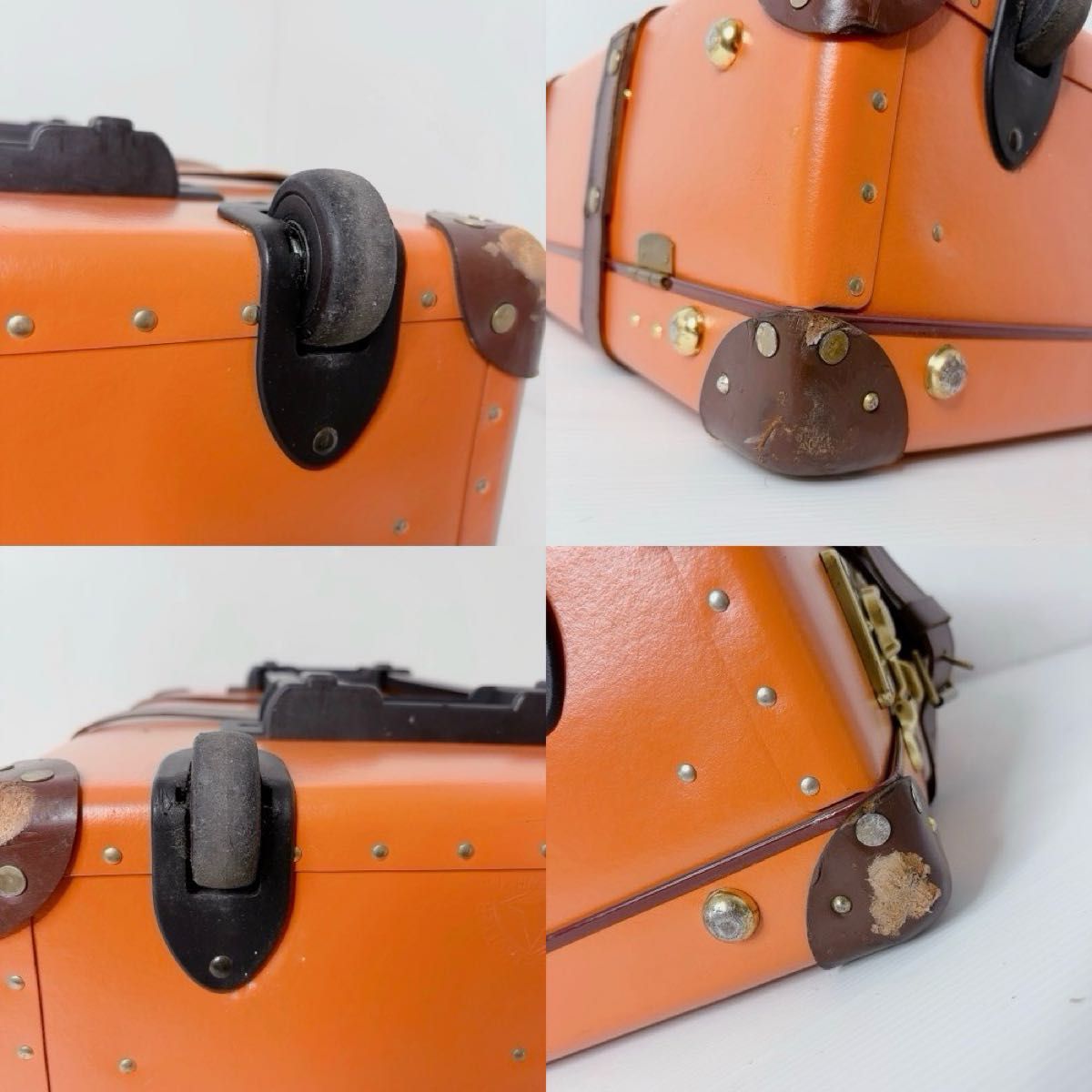 グローブトロッター センテナリー 機内持込　オレンジ　スーツケース　 GLOBE TROTTER 希少