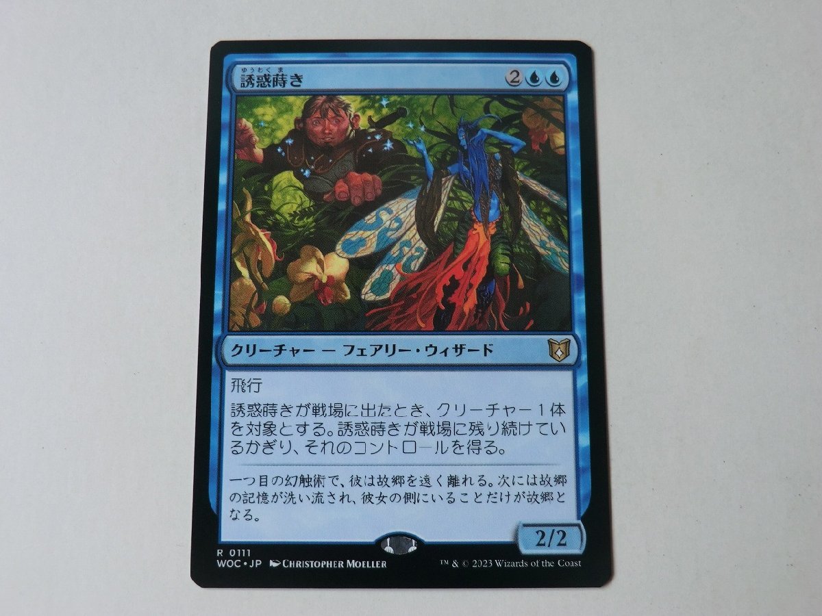 MTG 美品 【誘惑蒔き】 （レア） エルドレインの森 WOC 日 6枚迄_画像1