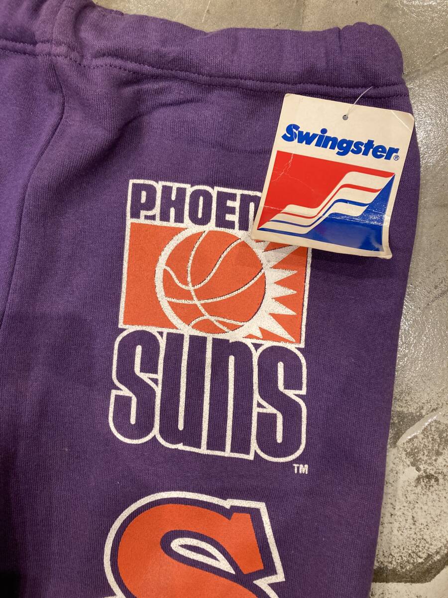 即決deadstockヴィンテージNBAフェニックスサンズPHOENIX SUNSスウェットパンツvintageアメリカ製swingster 80's80年代_画像4