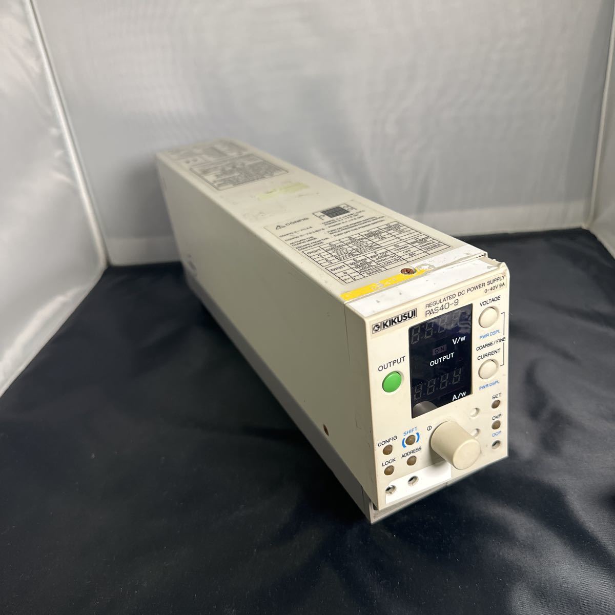 「2FL32」KIKUSUI 菊水電子 PAS40-9 ジャンク 外部変形あり 通電OK