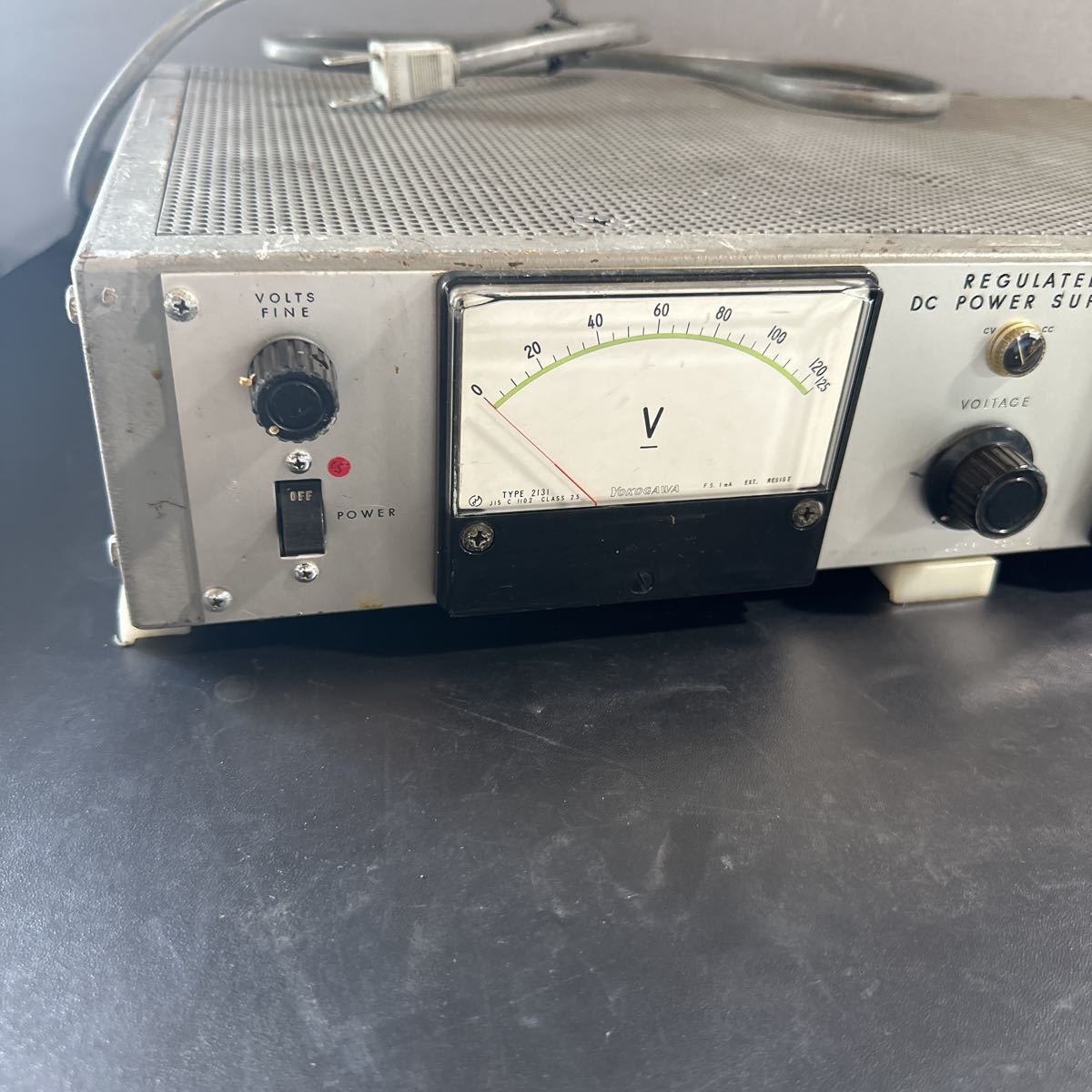 「D961」Fuente Para Laboratorio Dc 0/125 Volt 1 Amp Metronix 動作未確認　現状出品_画像3