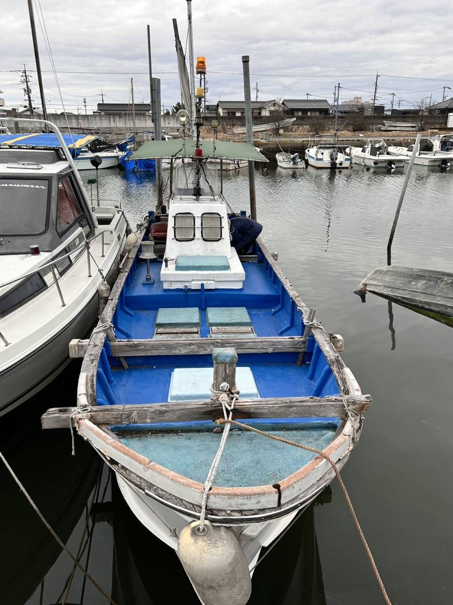 漁船 27フィート シャフト船 エンジン いすず4気筒 ターボ 漁船 27フィート シャフト船 エンジン いすず4気筒 ターボ