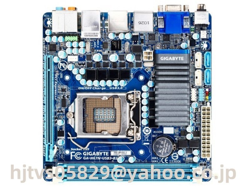 GIGABYTE GA-H67N-USB3-B3 ザーボード Intel H67 LGA 1155 Mini-ITX メモリ最大16G対応 保証あり