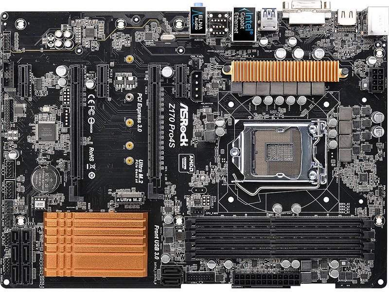 美品 ASRock Z170 Pro4S マザーボード Intel Z170 LGA 1151 ATX メモリ最大64G対応 保証あり