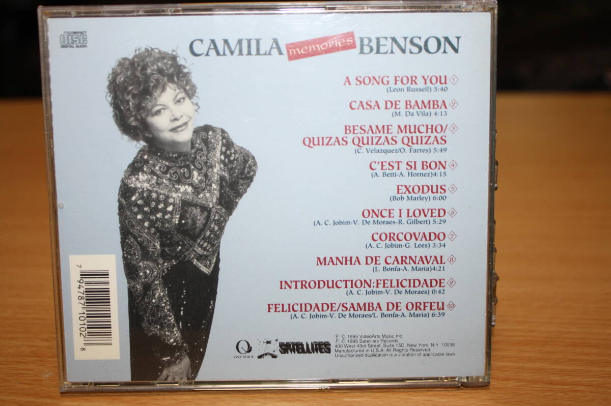 Camila Benson  Memories 輸入盤 Used  美品の画像3