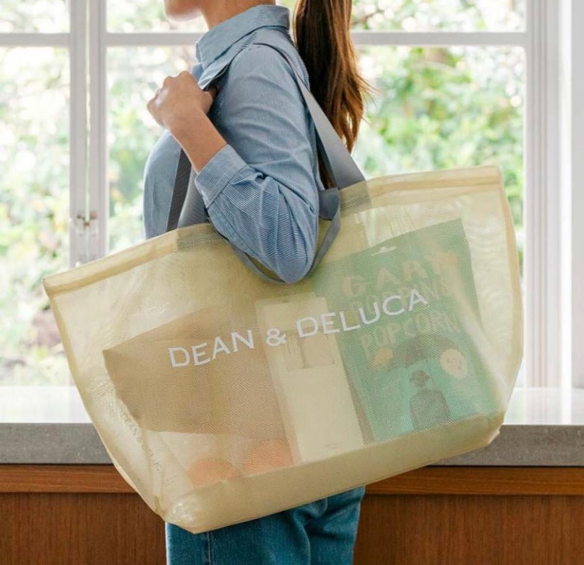 新品未開封公式オンライン購入品 DEAN&DELUCA メッシュトートバッグ