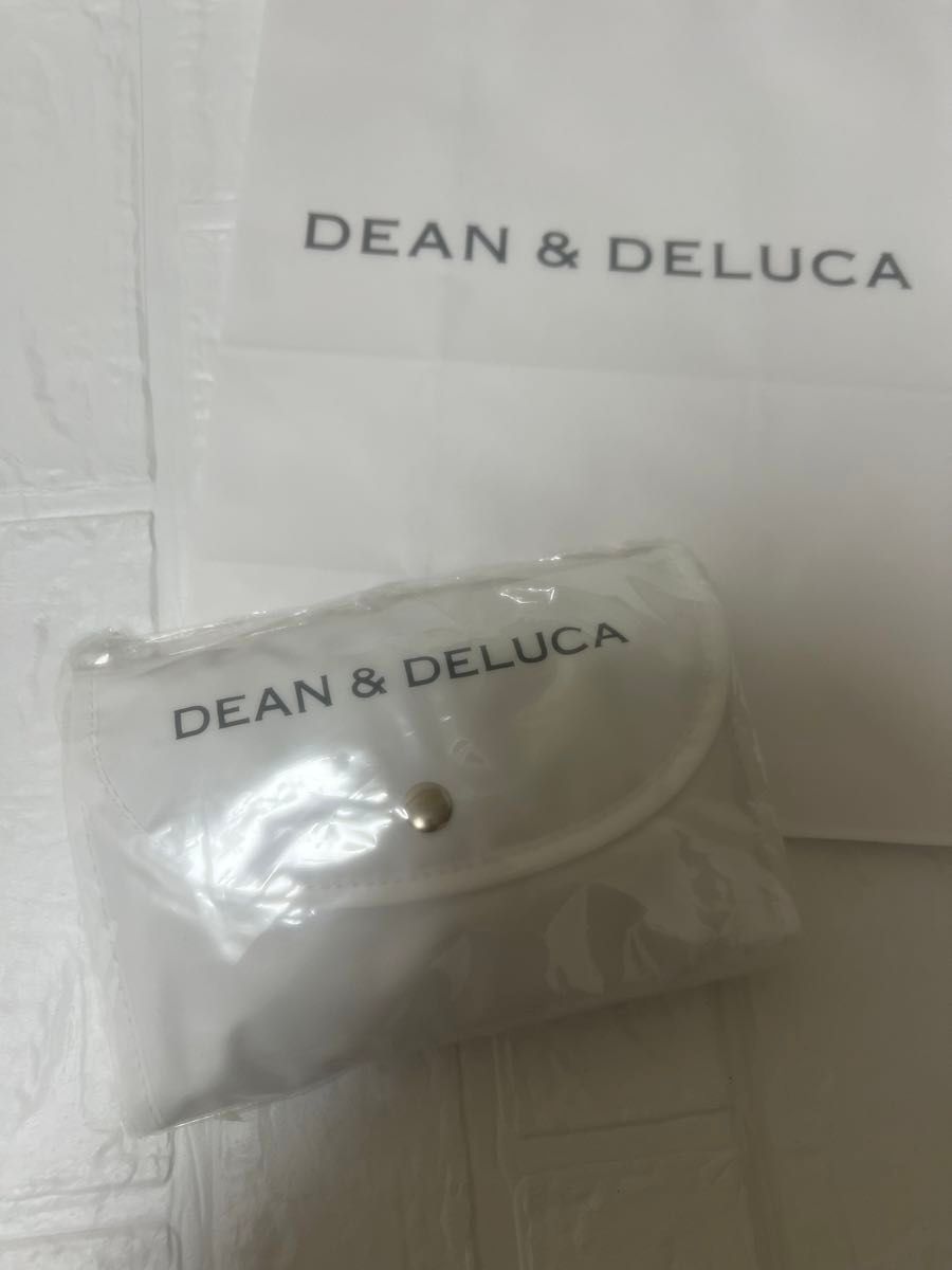 新品未開封 数量限定撥水加工 DEAN&DELUCA ショッピングバッグ ホワイト 雨の日にも