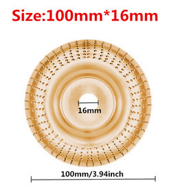 LDL168# ディスクグラインダー用 サンディングツール ラウンド 木工 16mmボア 整形ツール バリ取り 研磨 トリミング カラー選択あり　_画像2