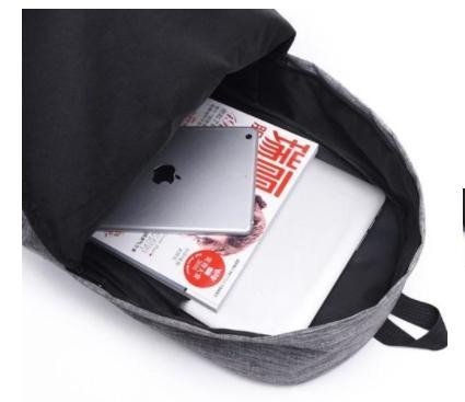 リュックサック ショルダーバッグ レディース メンズ バッグ キャンバス リュック かばん ブラック 鞄 シンプル 小物などの収納にの画像4