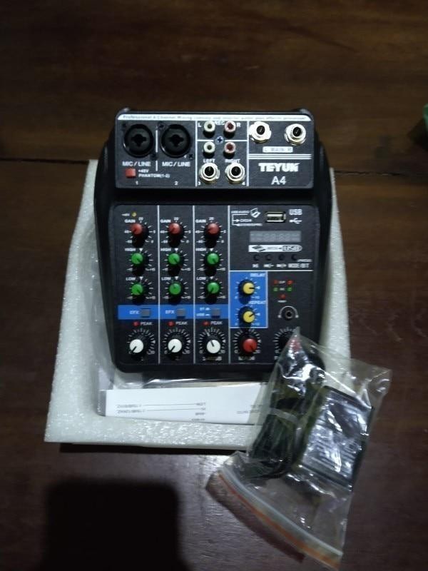 LDL764# wireless 4 channel audio mixer * compact . light weight . mixer is,PC. USB port power supply . direct connection is possible to do 