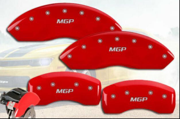 2016-2020 Land Range Rover Evoque Front + Rear Red MGP Brake Disc Caliper Covers ZCL052_画像2