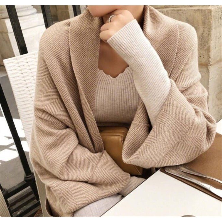  knitted woman autumn new item easy long height knees sweater over girl hsp058